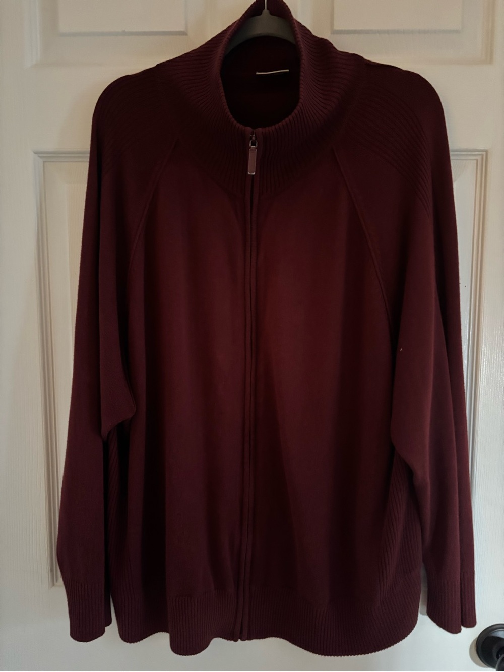 Fashion Bug Vintage Burgundy Women's Zip-Up Track Jacket